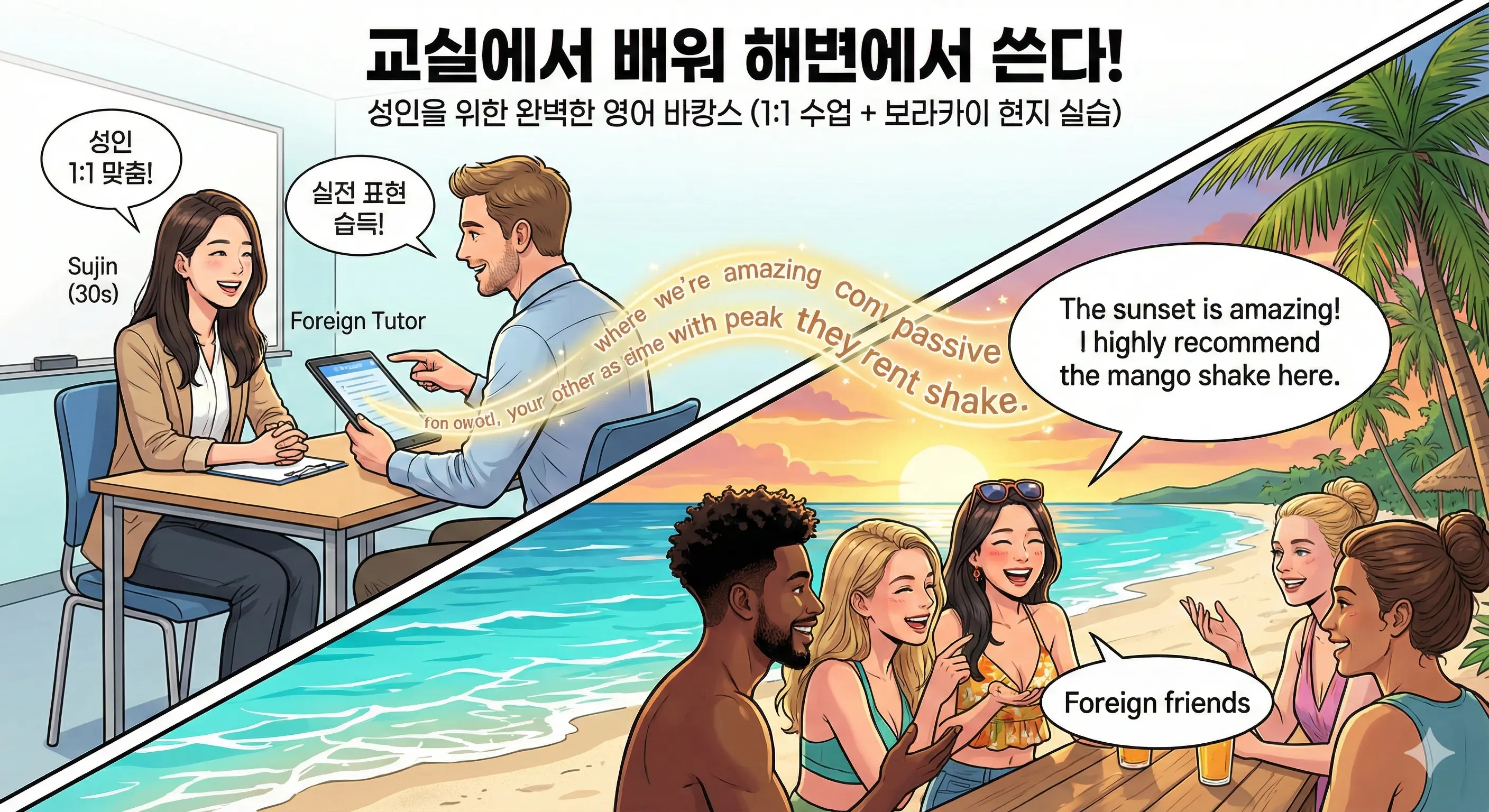 실무 영어 현장 활용 일러스트