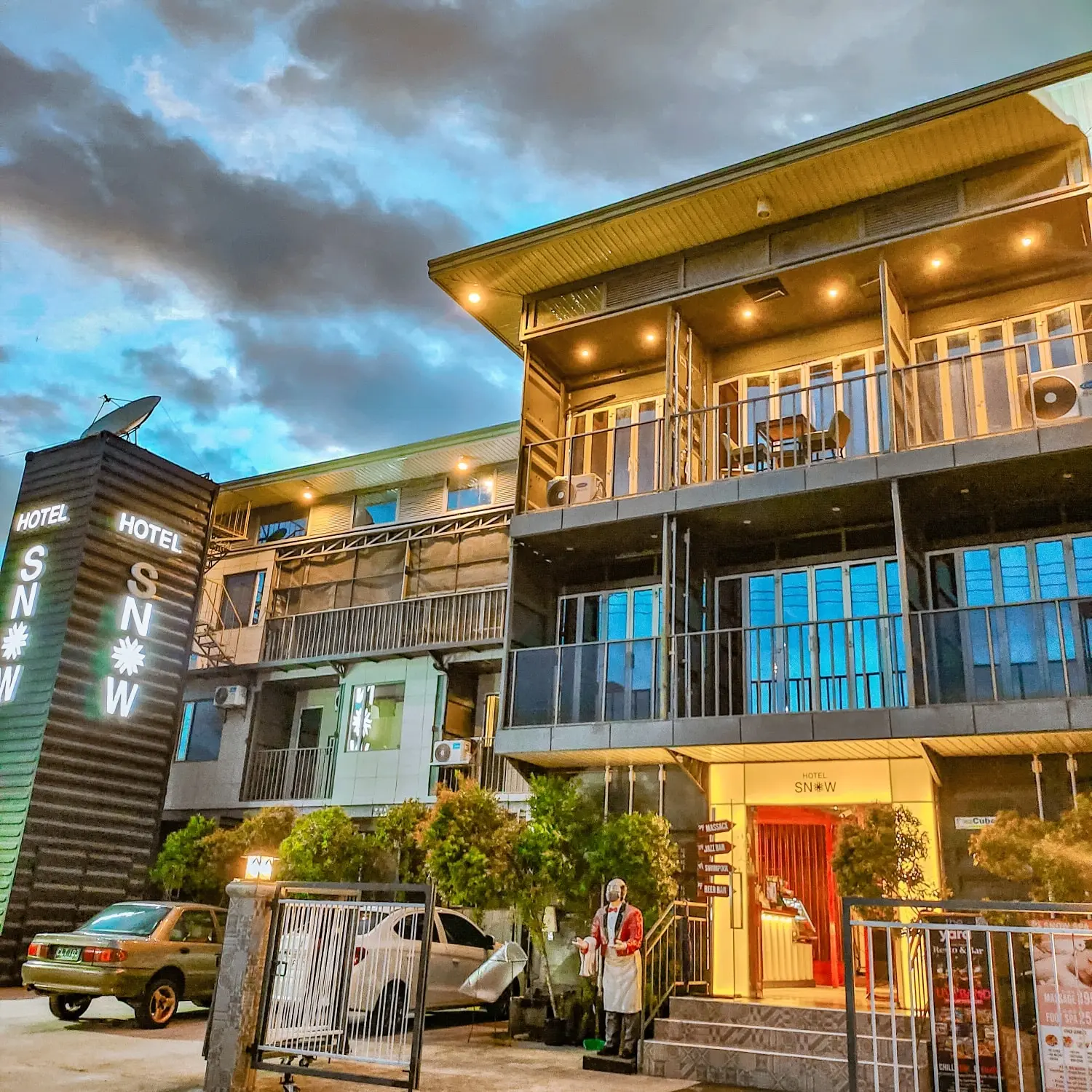 숙박 호텔 외관